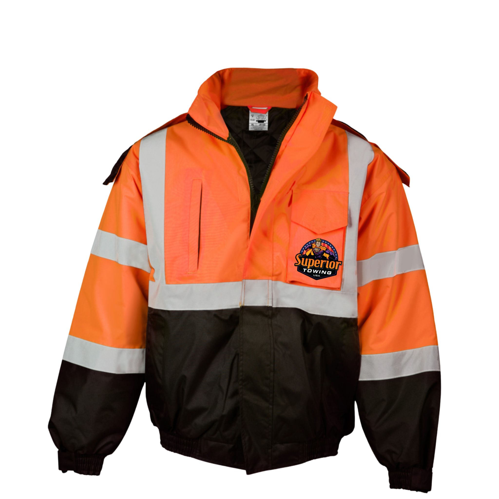 ハーシー Superior Towing USA - Kishigo JS121 Economy Bomber Jacket