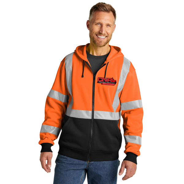 CNR Towing - CornerStone® ANSI 107 Class 3 Heavy-Duty Fleece Full-Zip Hoodie