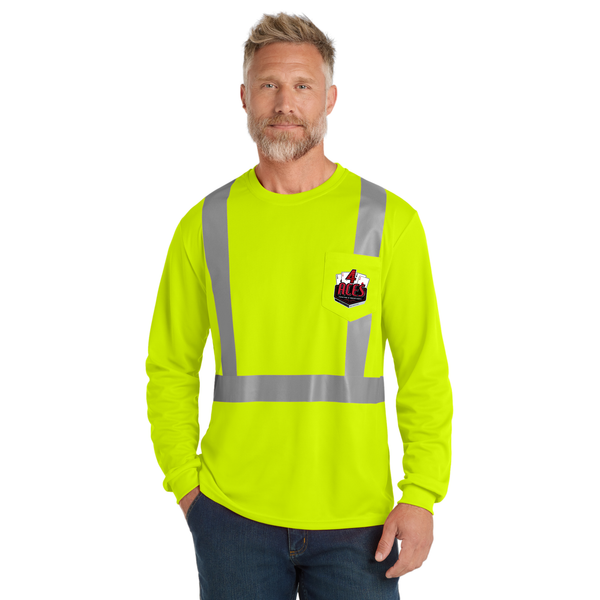 4 Aces Towing - CornerStone® ANSI 107 Class 2 Mesh Long Sleeve Tee