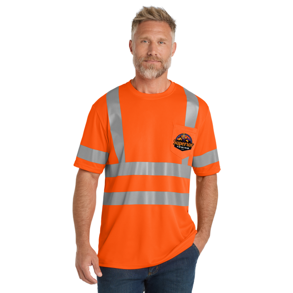 Superior Towing USA - CornerStone® ANSI 107 Class 2 Mesh Short Sleeve Tee