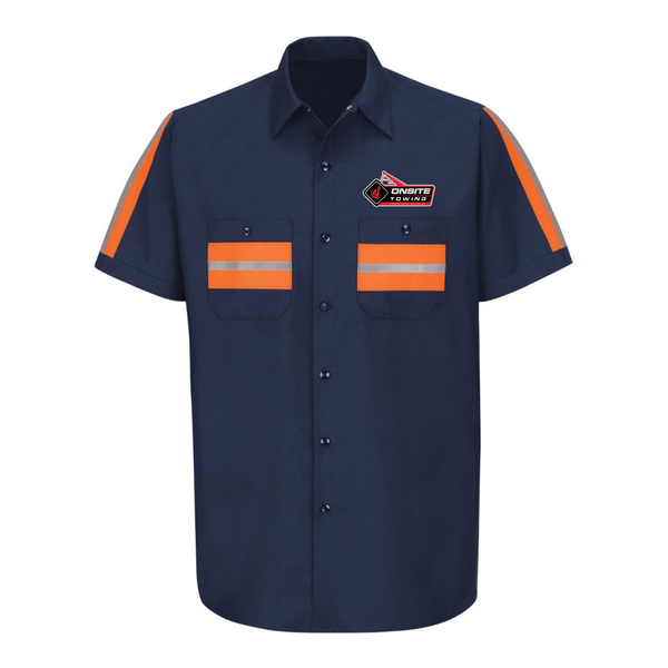 Onsite Towing - Men's Tall Enhanced Visibility Industrial Work Shirt